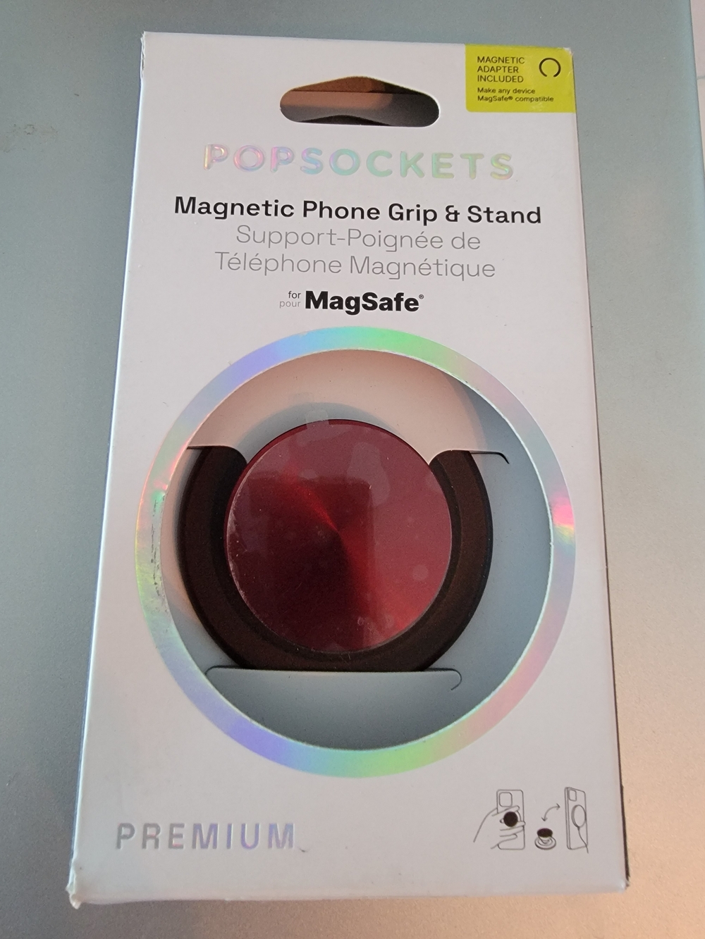 PopSocket Magnetic Phone Grip & Stand - Wine/Burgundy